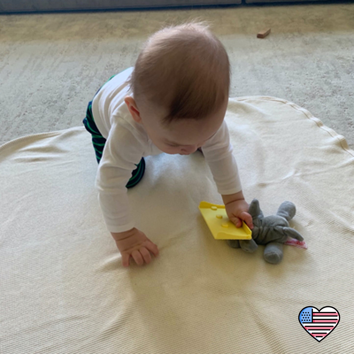 USA Made Organic Cotton Baby Blanket