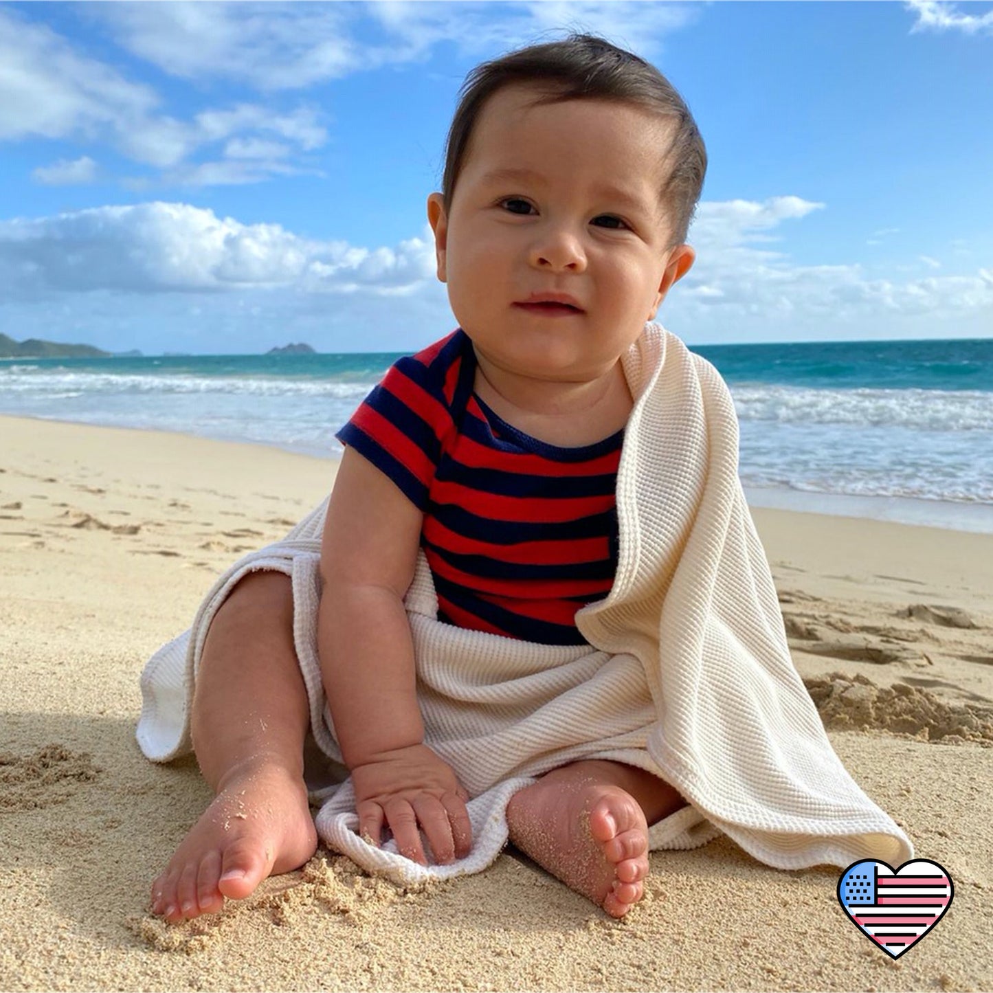 USA Made Organic Cotton Baby Blanket