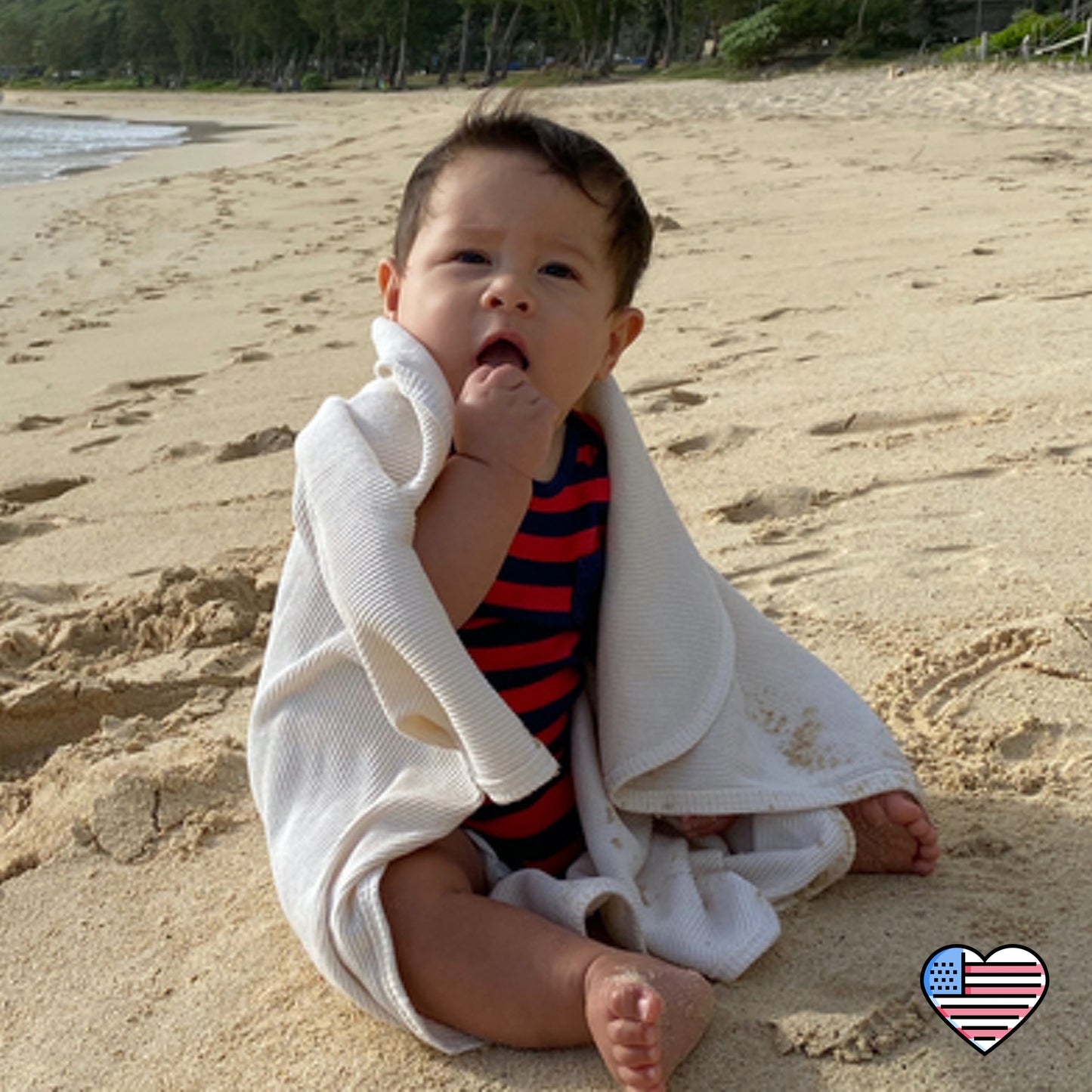 USA Made Organic Cotton Baby Blanket