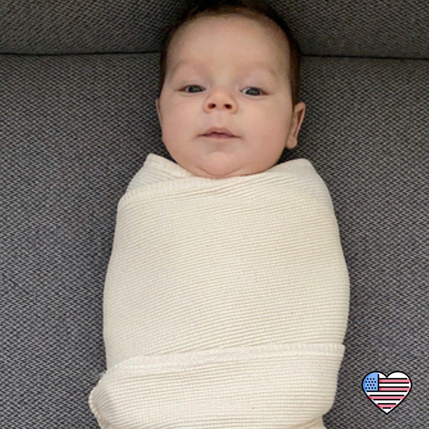 USA Made Organic Cotton Baby Blanket
